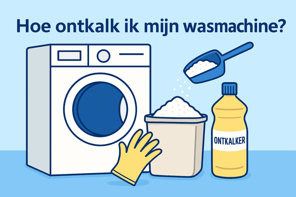 Hoe ontkalk in mijn wasmachine
