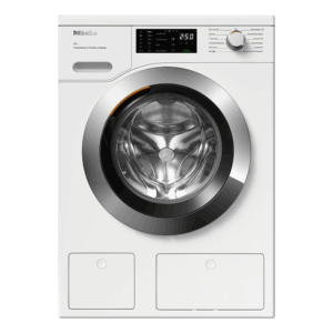 Vooraanzicht van de Miele WEG 888 WCS PowerWash & TwinDos & Steam