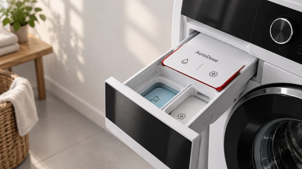 AEG AutoDose: hoe werkt automatische wasmiddeldosering? bij een moderne wasmachine