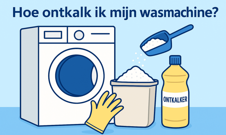Hoe ontkalk in mijn wasmachine