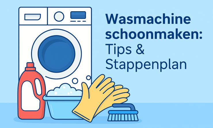 Wasmachine schoonmaken Tips & Stappenplan